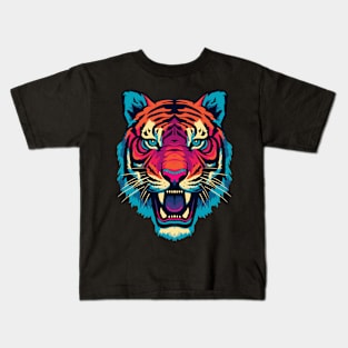 tiger head Kids T-Shirt